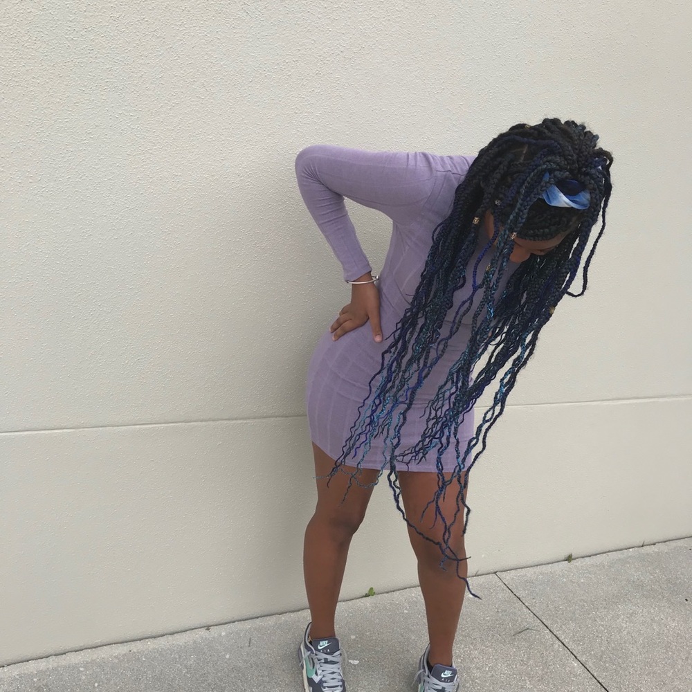 Purple dress
